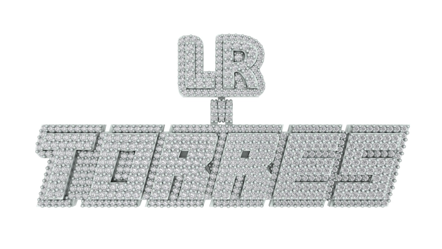 Diamond Custom Pendant - Your Name Shines