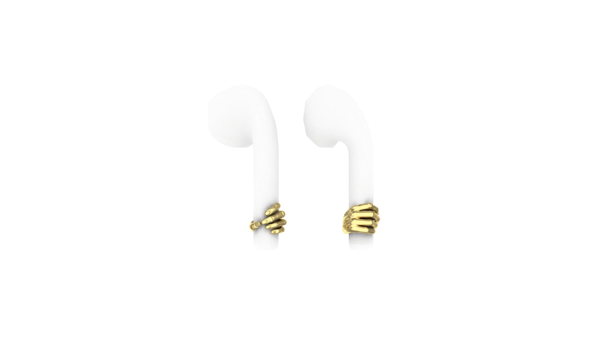 Earbuds Gold Cover - Hands On Me