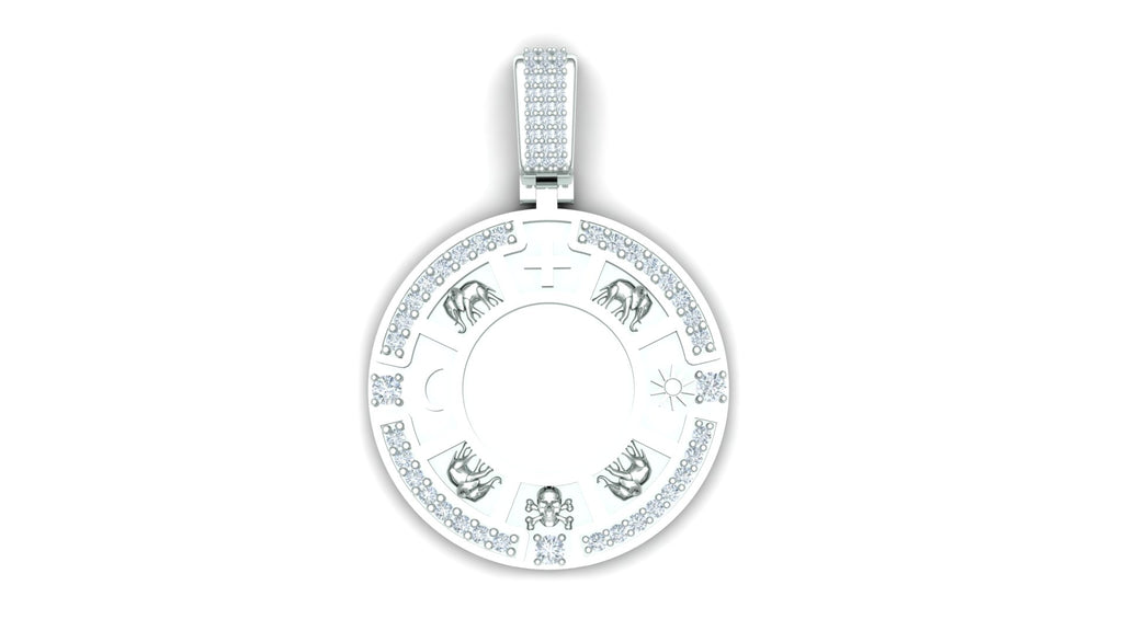 Abacua Sign Diamond Pendant