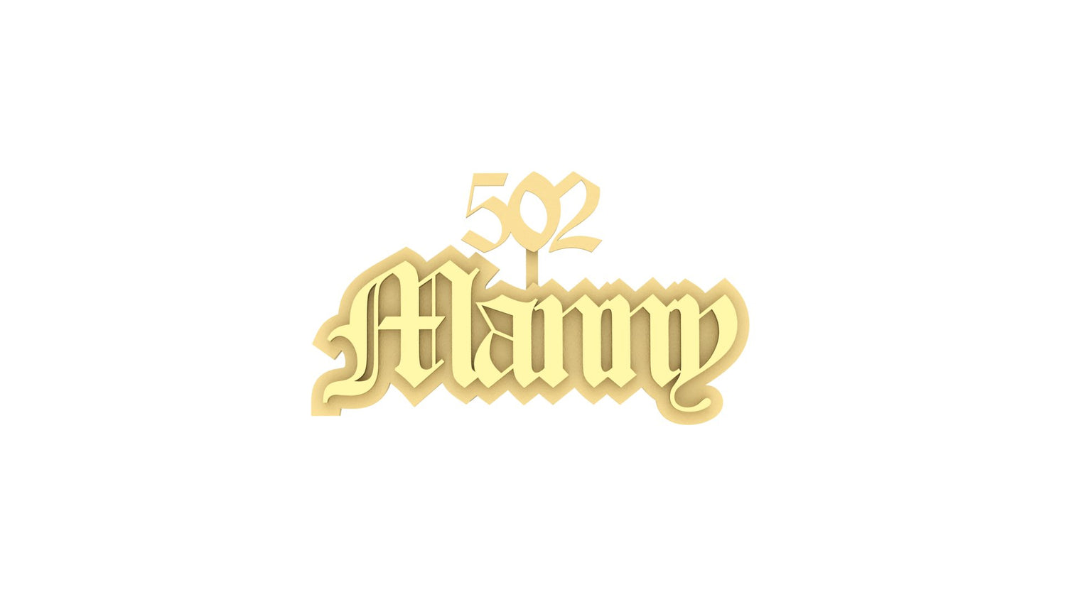 Name Custom Pendant Plain - Desired Luxury