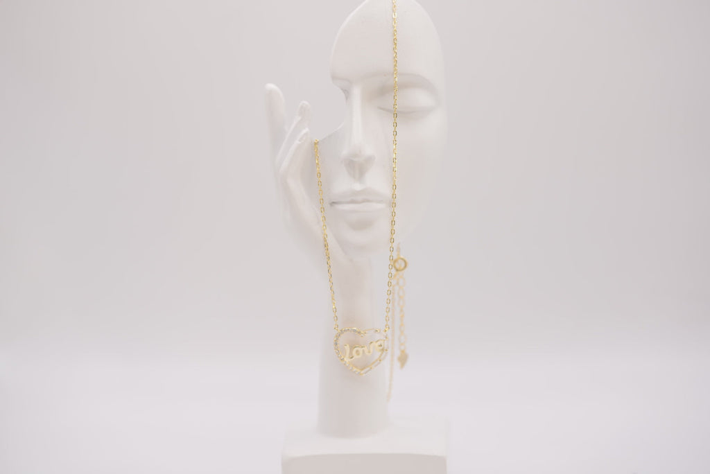 Love Silver Necklace - Forever Lovely