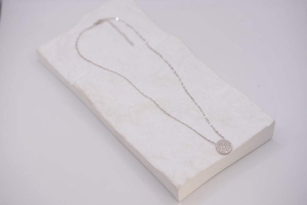 Shiny Silver Necklace - Purely Beauty