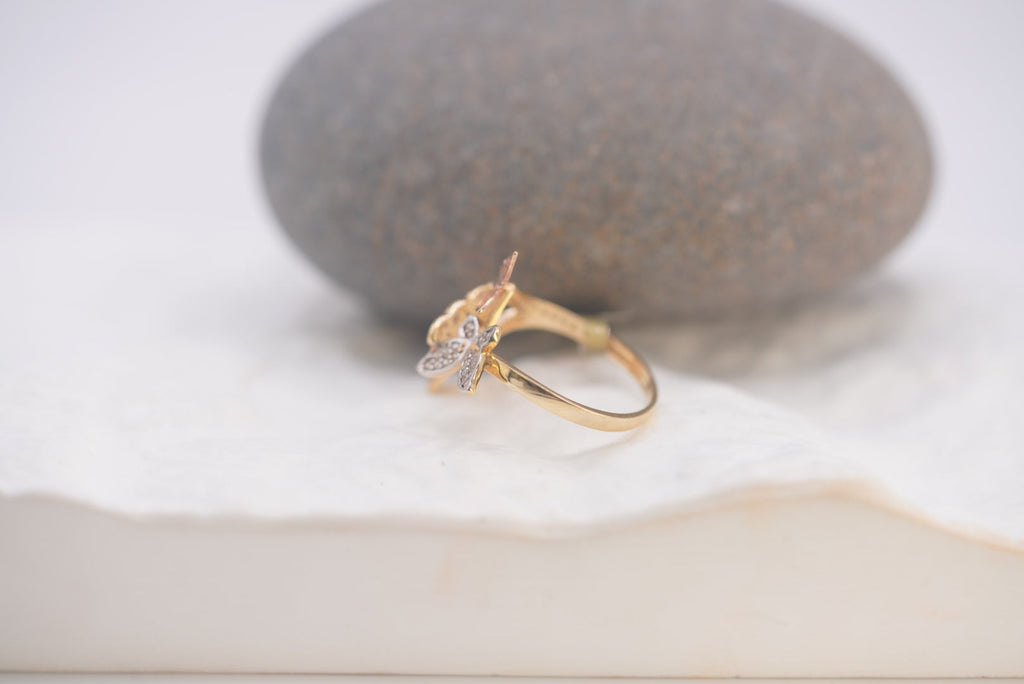 14k Women’s Ring - Butterfly Garden
