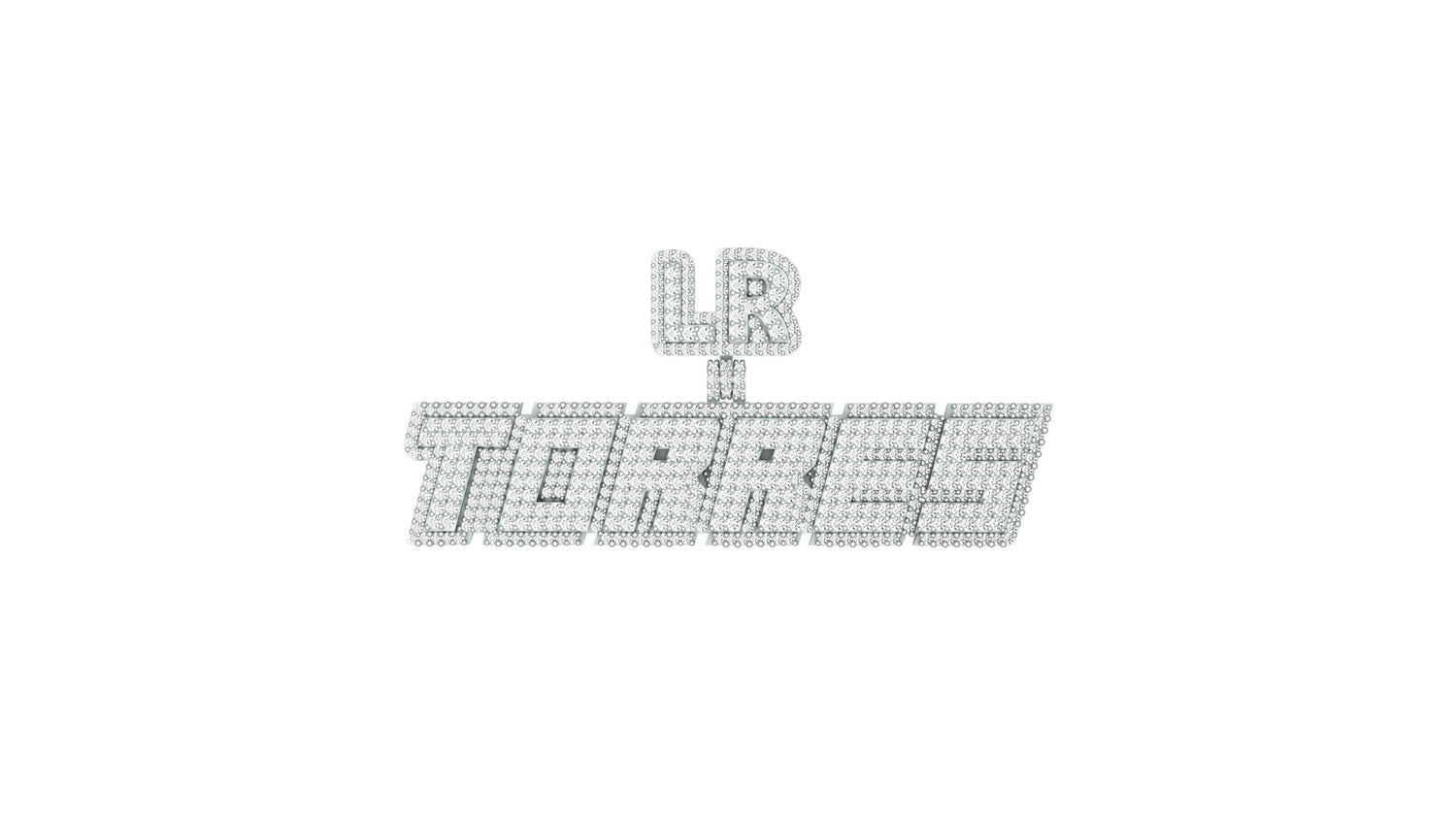 Diamond Custom Pendant - Your Name Shines