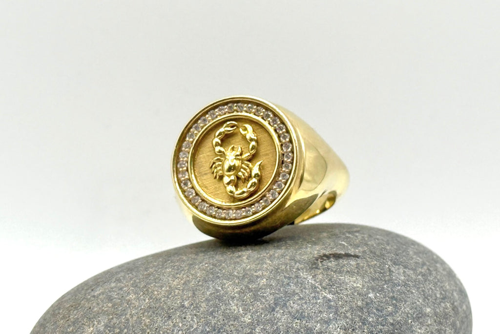 Scorpion Ring - Power Gold