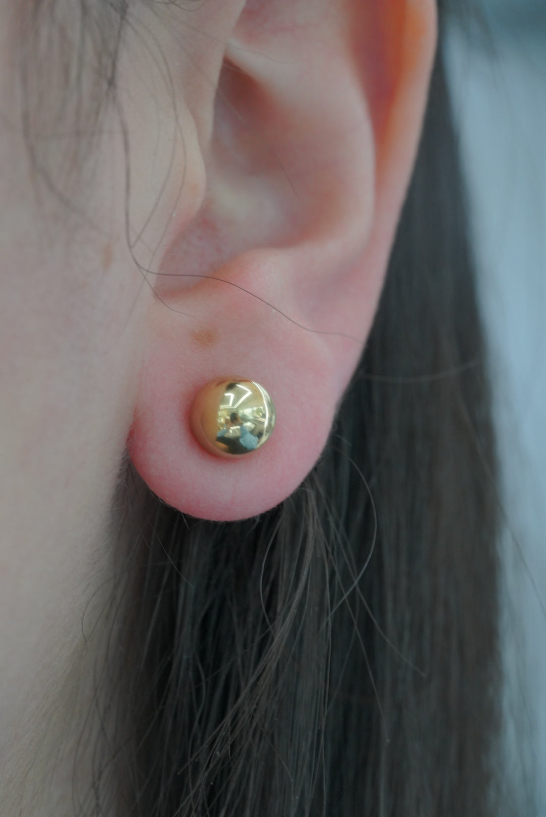 10k Gold Earrings - Ball Studs