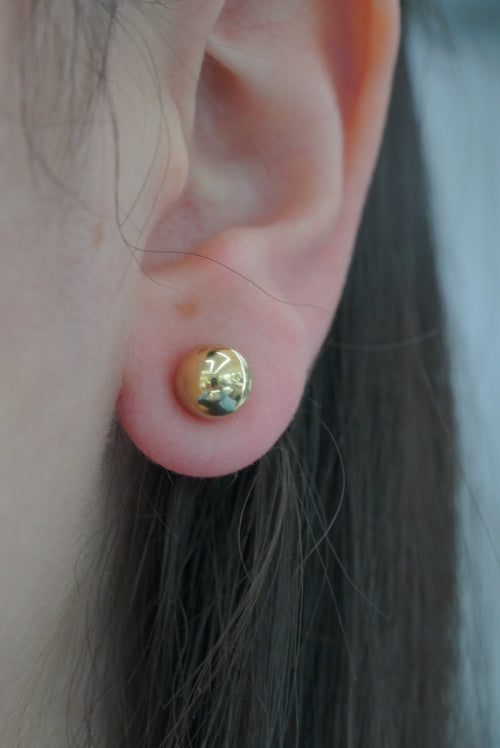 10k Gold Earrings - Ball Studs