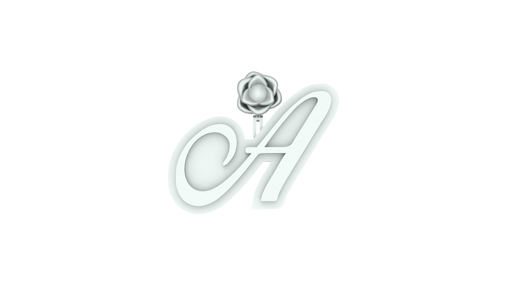 Initial Custom Pendant Plain - Flow Power