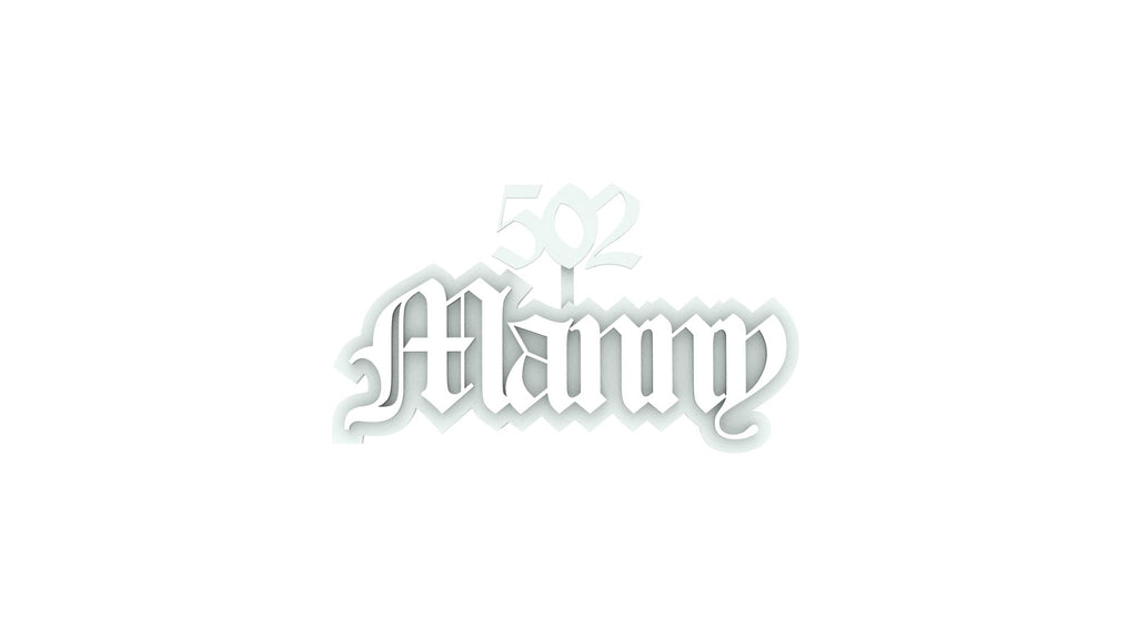 Name Custom Pendant Plain - Desired Luxury
