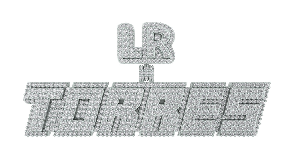 Diamond Custom Pendant - Your Name Shines