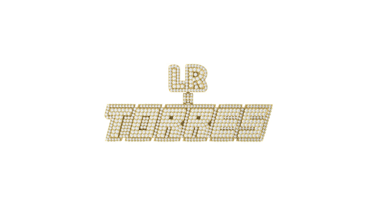 Diamond Custom Pendant - Your Name Shines