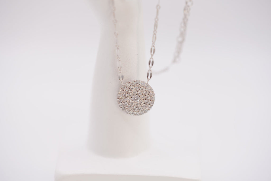 Shiny Silver Necklace - Purely Beauty
