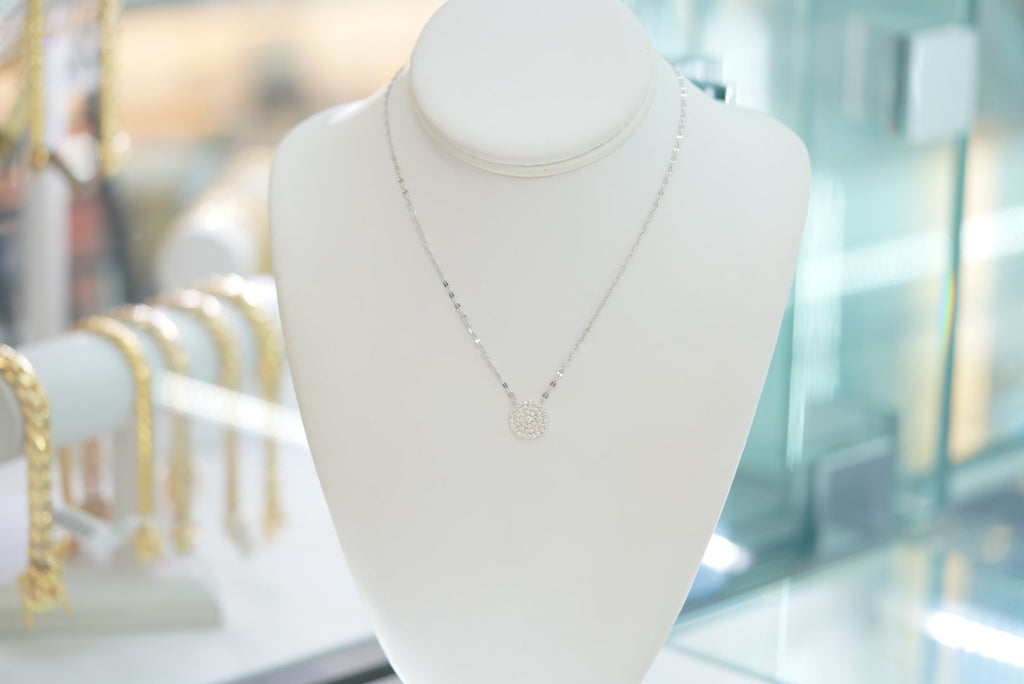 Shiny Silver Necklace - Purely Beauty