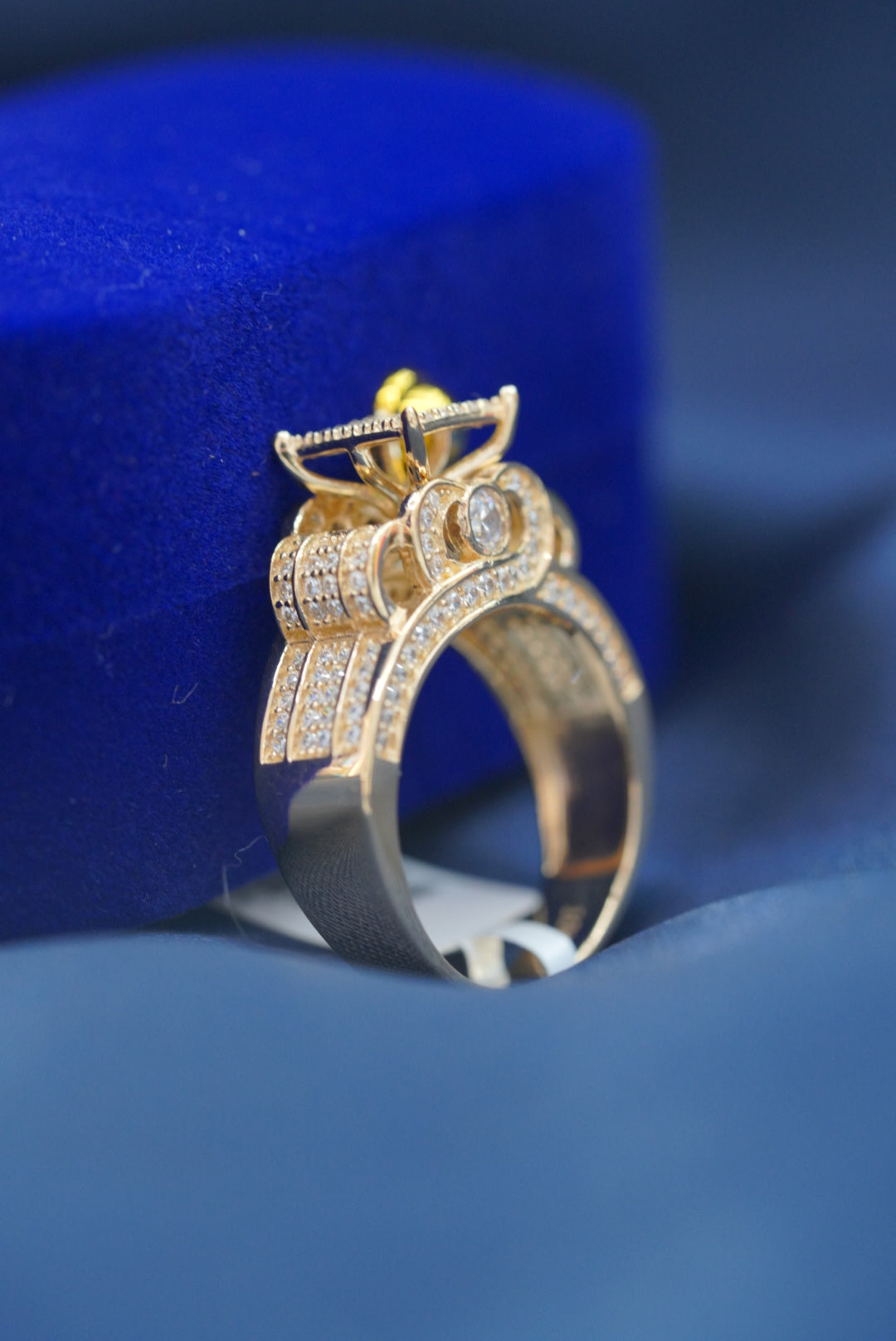 10k Engagement Ring - Princess Cut