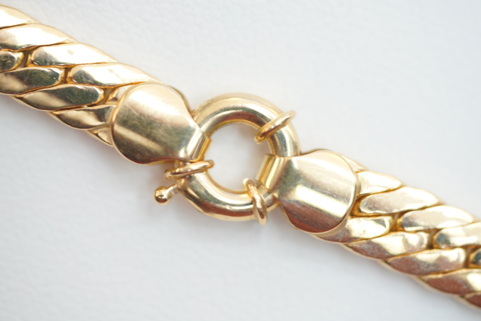 14k Necklace - Green Gold Beauty