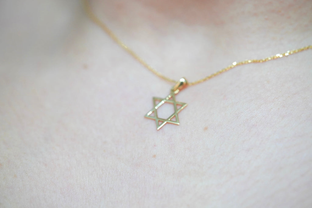 14k Necklace - David's Star Pendant