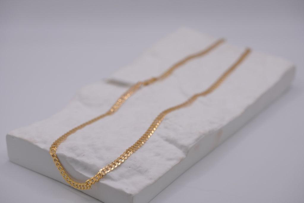 14K Gold Curb Link Chain