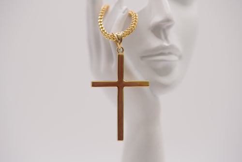 10k Gold Pendant - Plain Cross