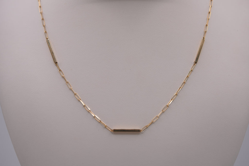 14K Yellow Gold Wide Link Chain