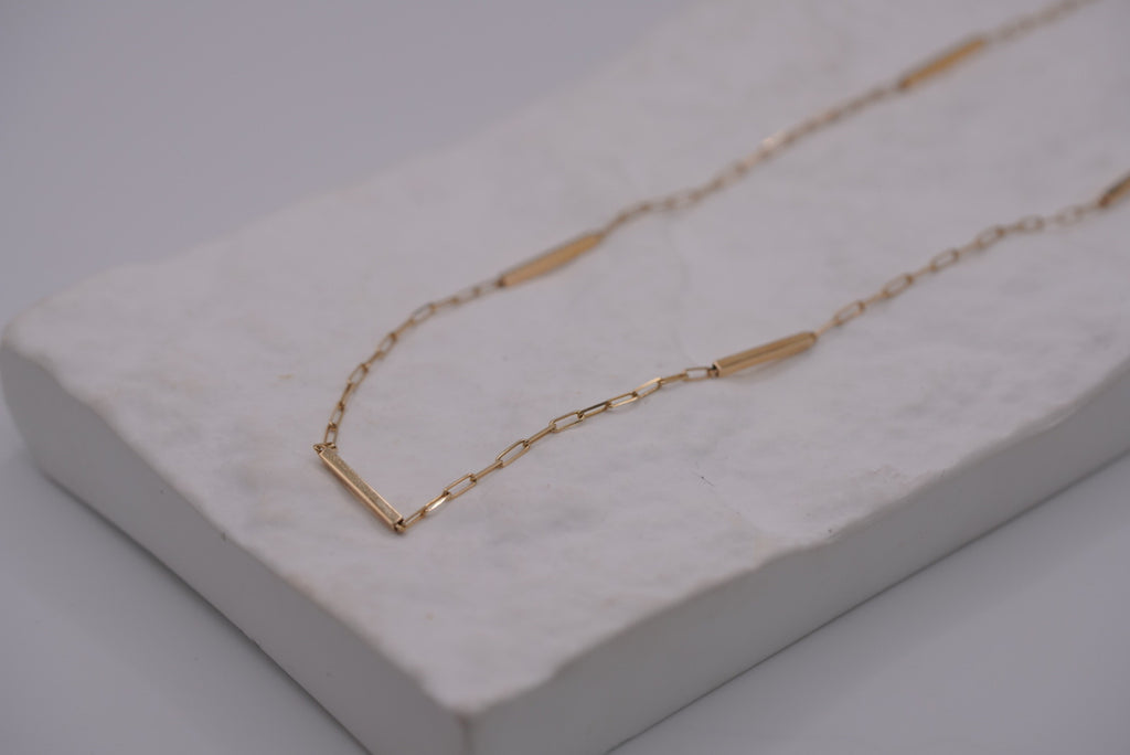 14K Yellow Gold Wide Link Chain