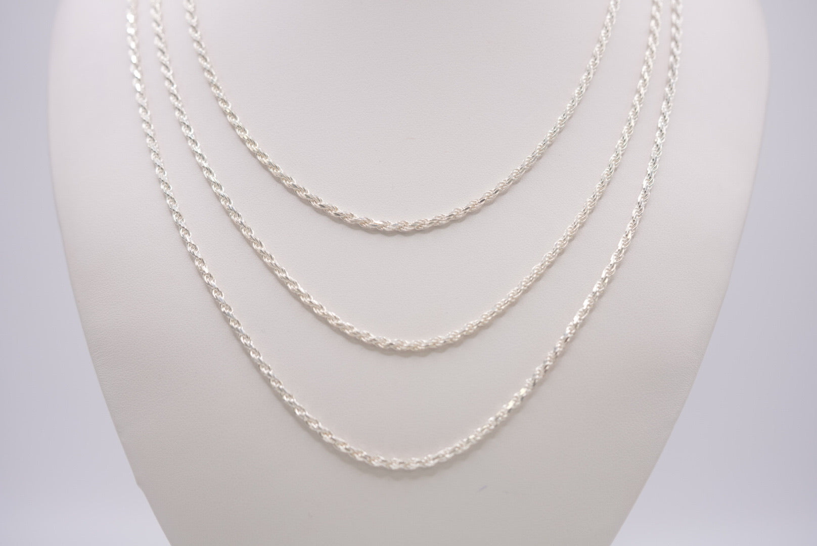 Classic Sterling Silver Rope Chain