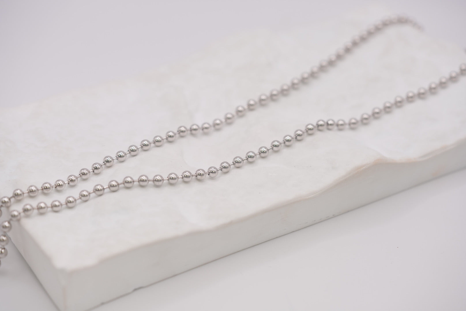 Sterling Silver Beaded Chain