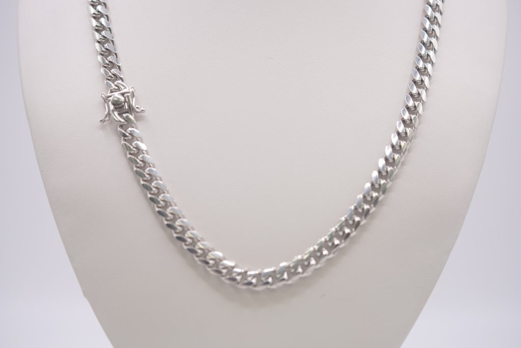 Sterling Silver Cuban Link Chain
