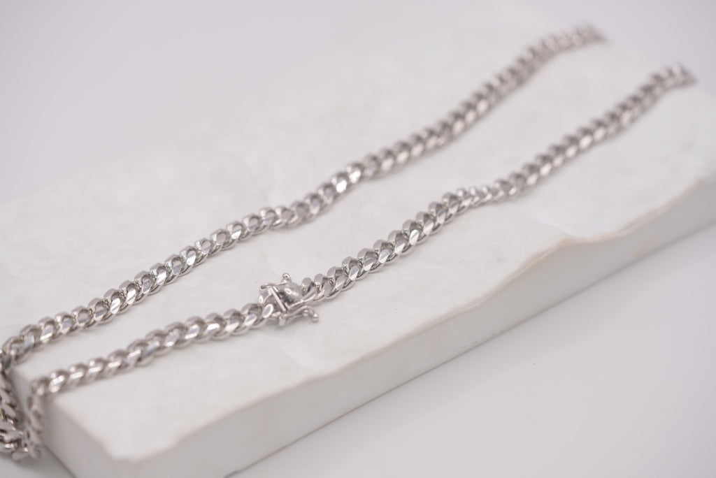 Sterling Silver Cuban Link Chain