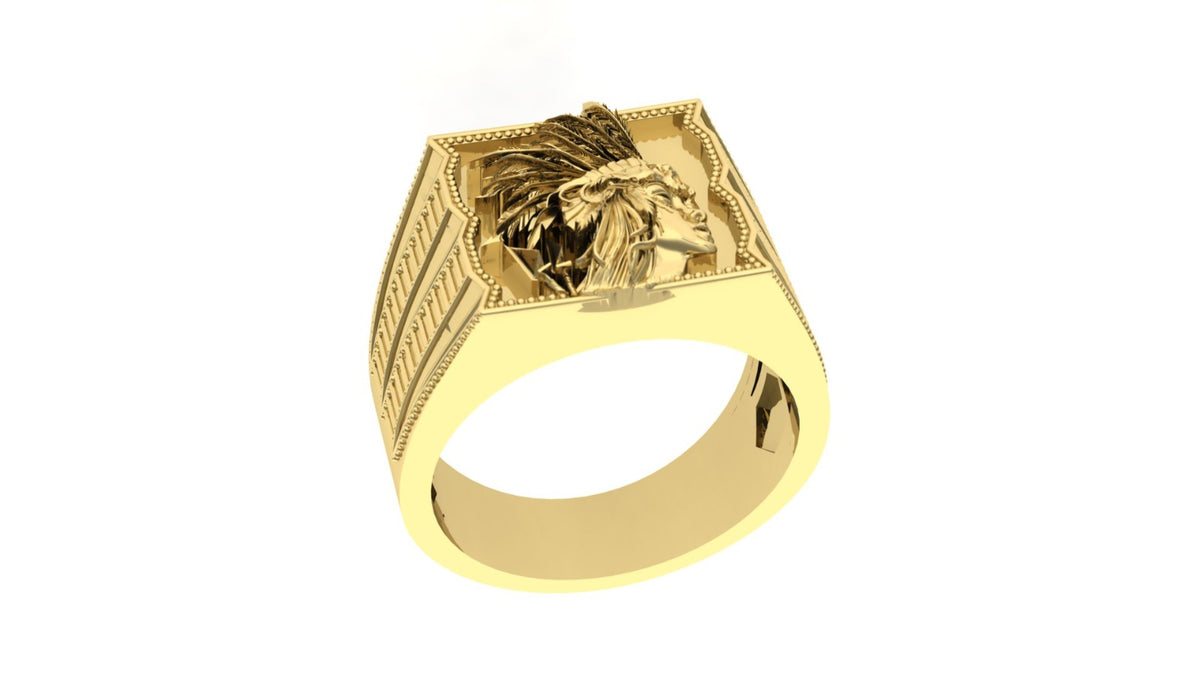 Warrior Ring - Golden Ancestor