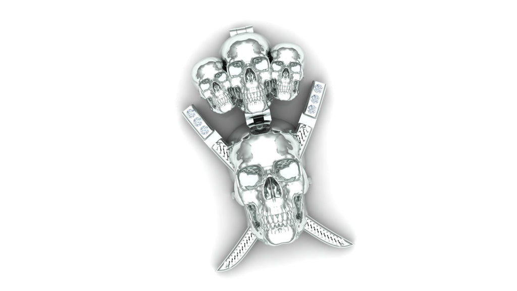 Skull Ninja Pendant