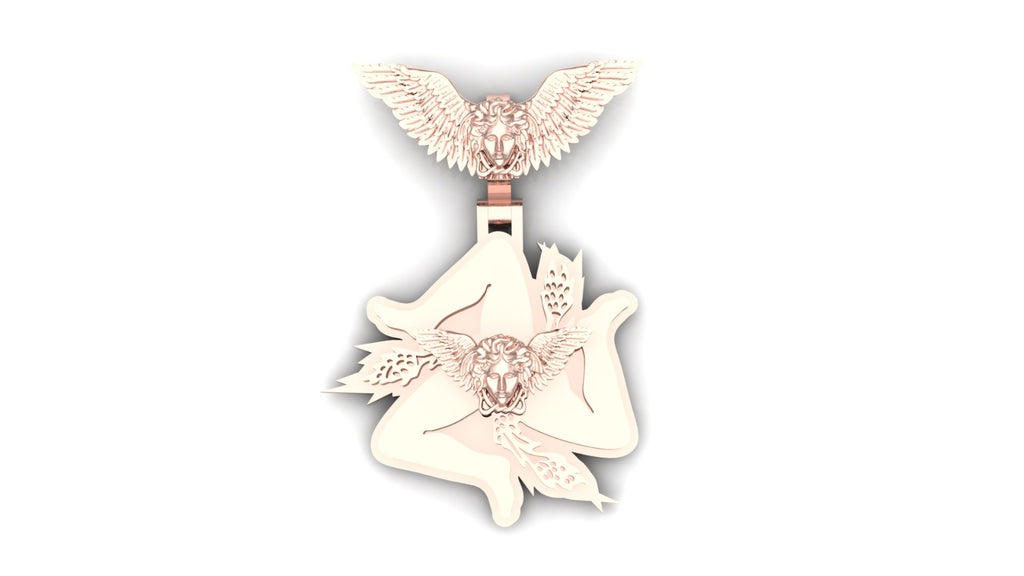Sicilian Trinacria Pendant