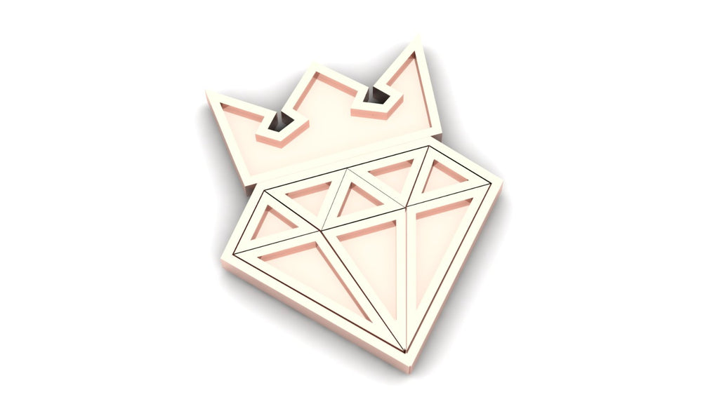 King Diamond Plain Pendant