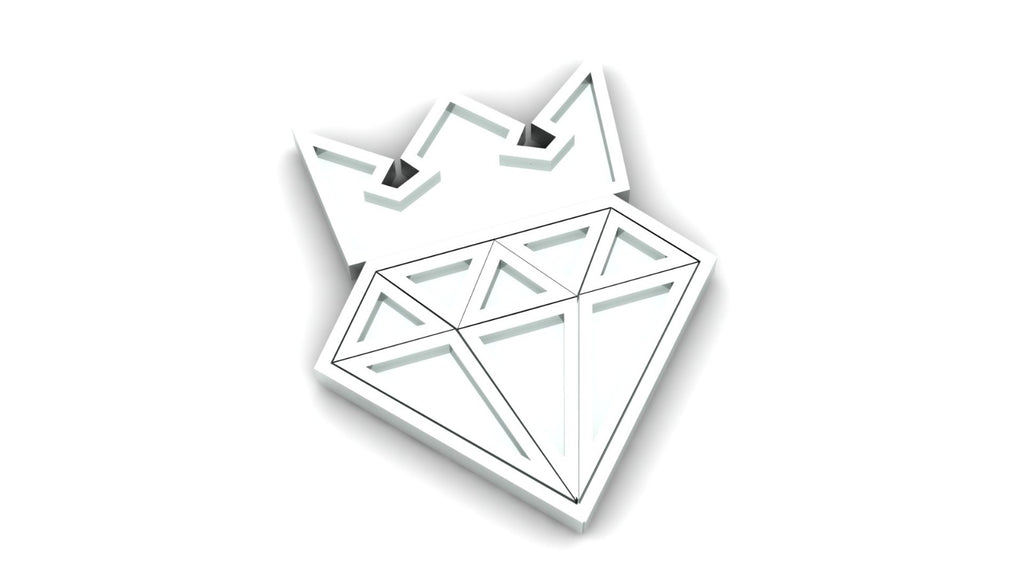 King Diamond Plain Pendant