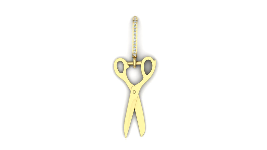 Scissors Nation Pendant