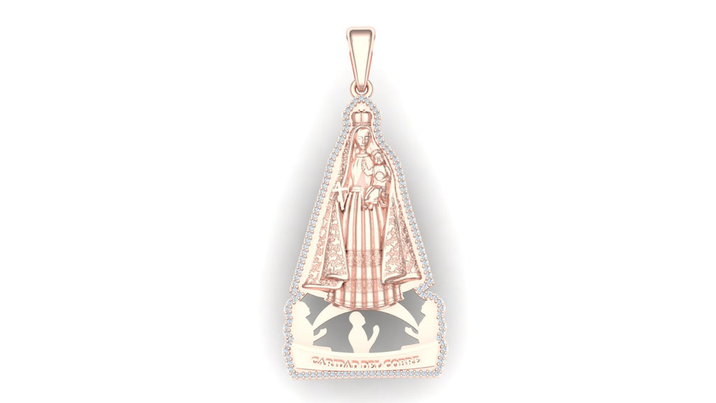 Virgen Caridad Pendant