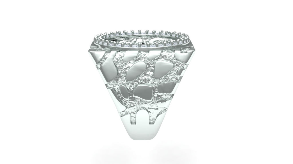 Mexican Coin Ring - Nugget Style