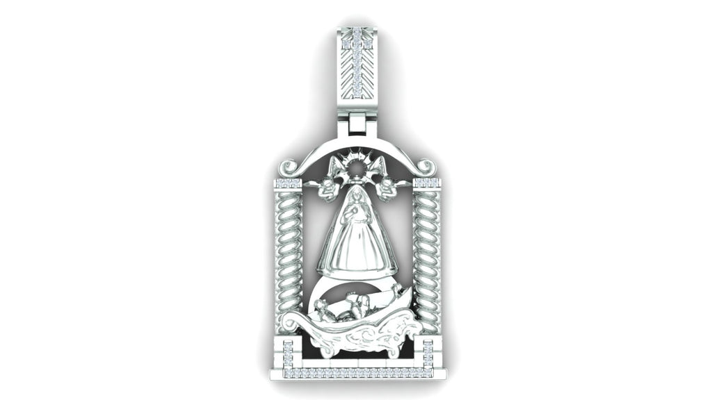Big Virgen Caridad Pendant