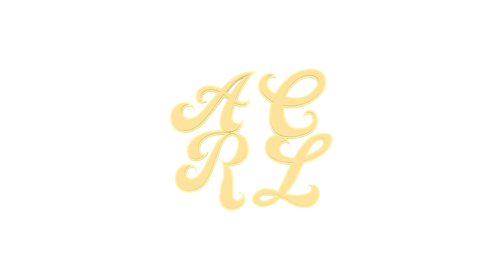 Initials Custom Earrings Plain - Hear Your Name