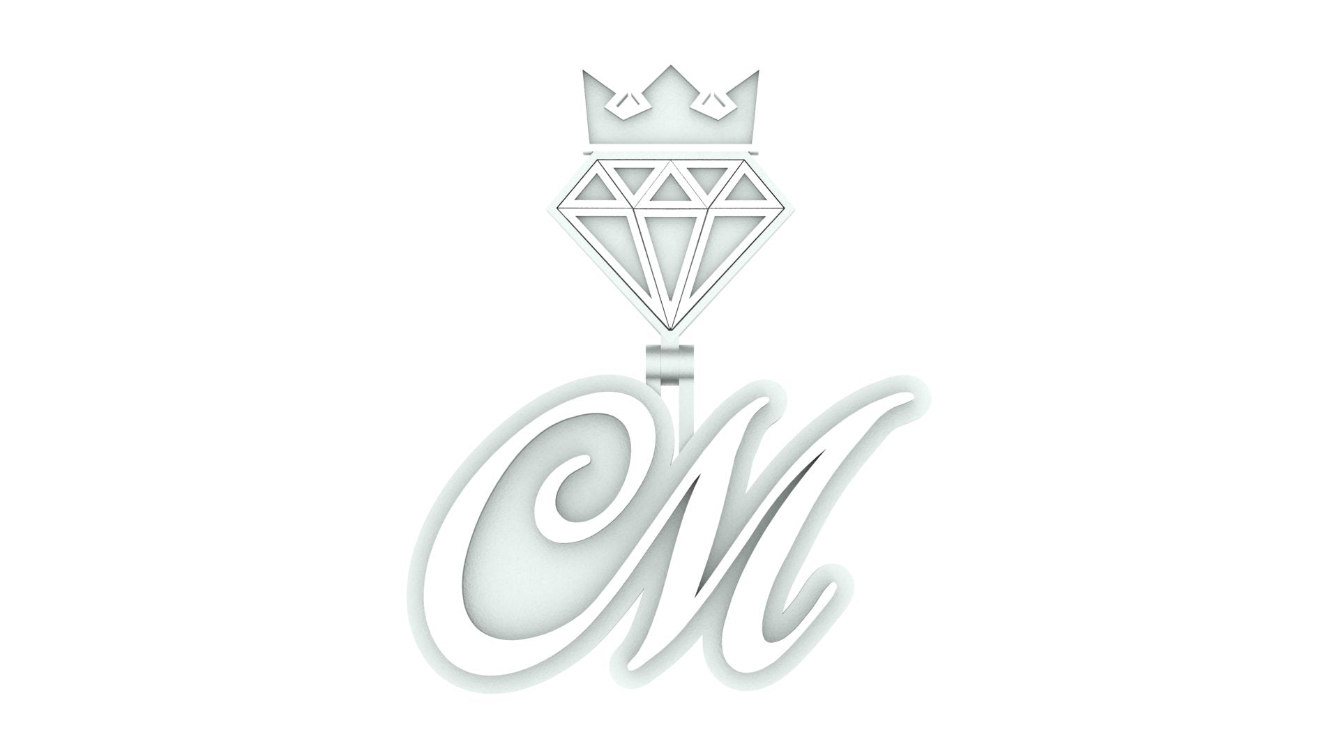 Initials Custom Pendant Plain - Royale Design