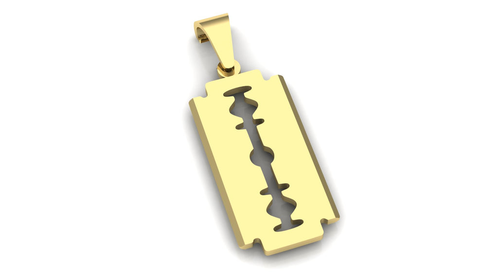 Razor Blade Pendant