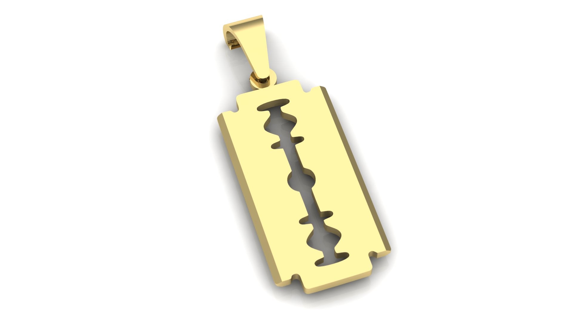 Razor Blade Pendant