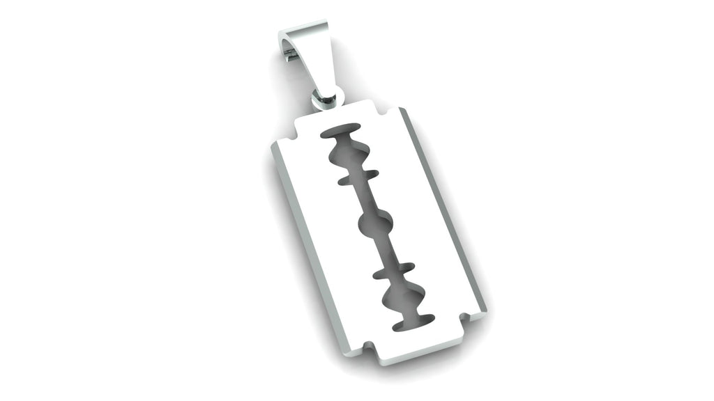 Razor Blade Pendant