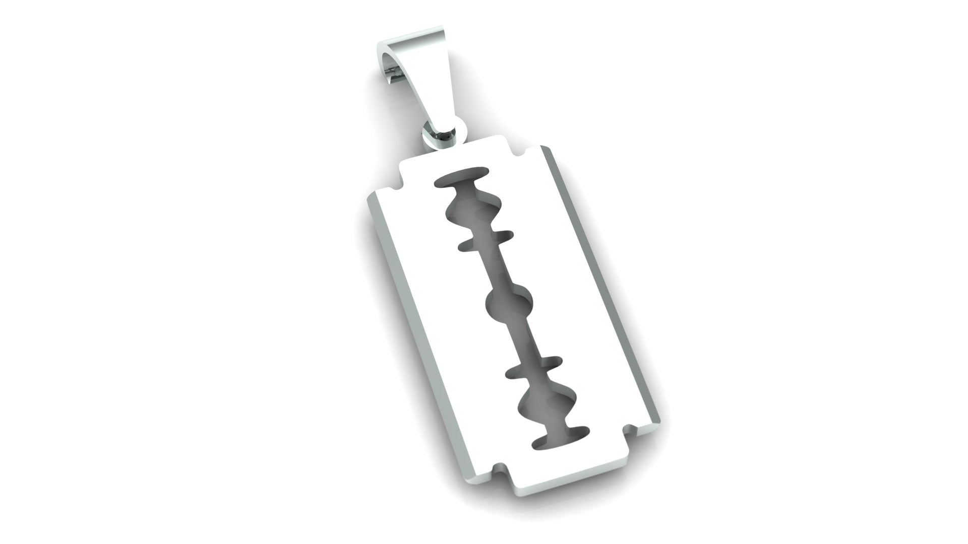 Razor Blade Pendant
