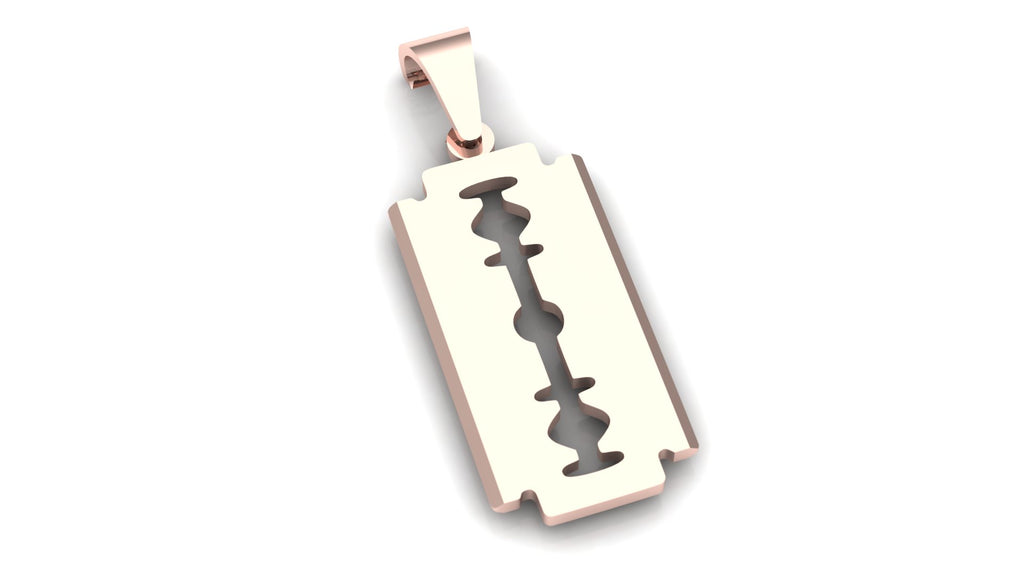 Razor Blade Pendant