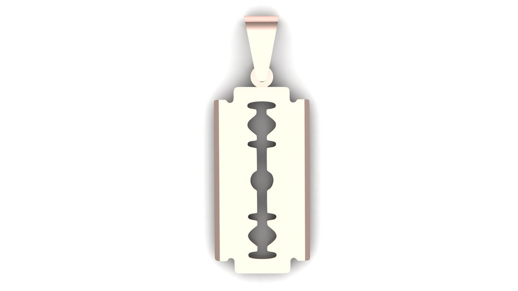 Razor Blade Pendant