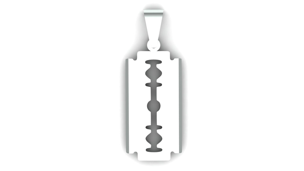 Razor Blade Pendant